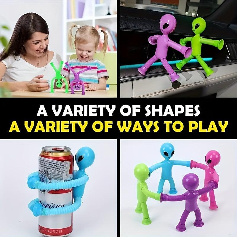 Aliens Tubes Sensory Pop Gadget for Creative Play