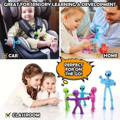 Aliens Tubes Sensory Pop Gadget for Creative Play