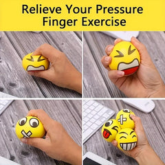 Foam Stress Relief Balls for Facial Expression Pressure Relief