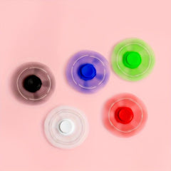 4 Pcs Five-leaf Finger Tops Steel Ball Spiral Decompression Toys