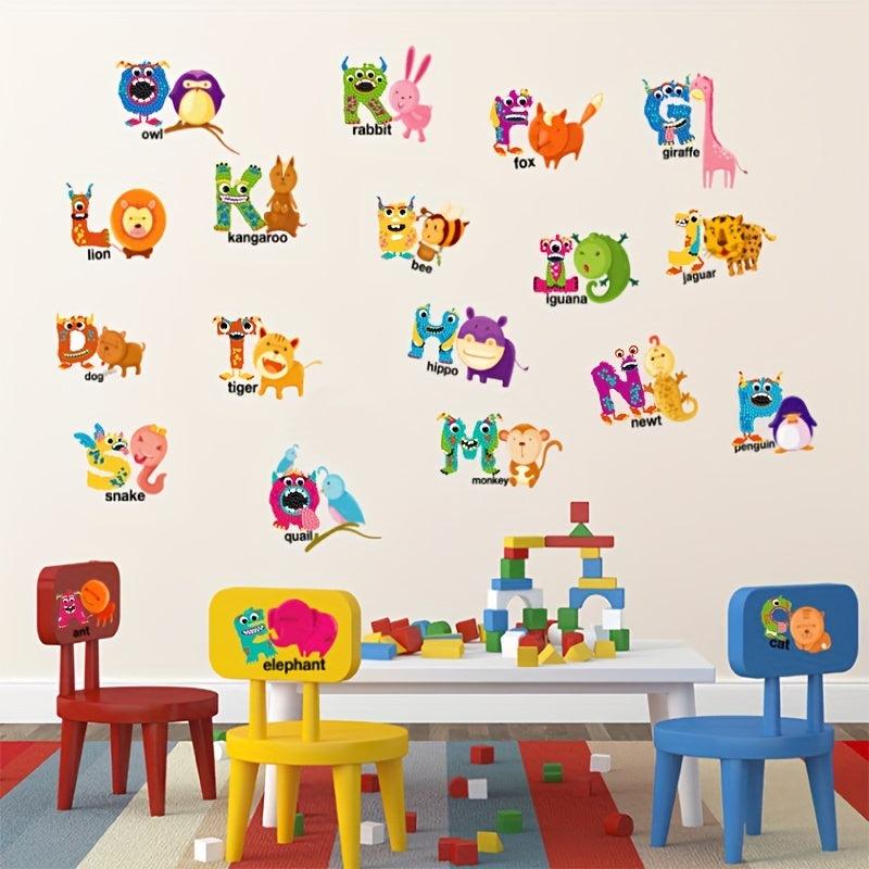 26pcs Letter Diamond Painting Stickers DIY Rhinestone Mosaic Number Stickers