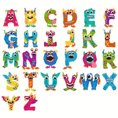 26pcs Letter Diamond Painting Stickers DIY Rhinestone Mosaic Number Stickers