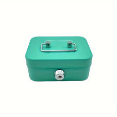 Mini Cash Box With Coin Slot Lock Box With Key - Small Safe For Kids