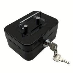 Mini Cash Box With Coin Slot Lock Box With Key - Small Safe For Kids