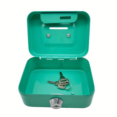 Mini Cash Box With Coin Slot Lock Box With Key - Small Safe For Kids