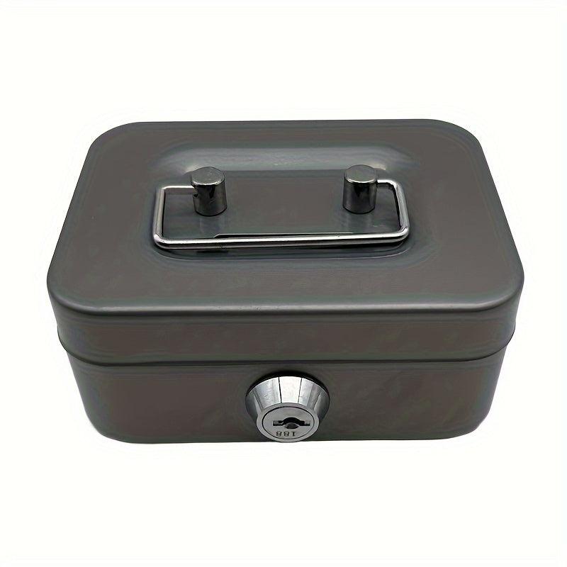 Mini Cash Box With Coin Slot Lock Box With Key - Small Safe For Kids