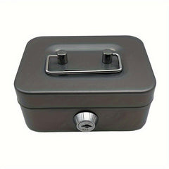 Mini Cash Box With Coin Slot Lock Box With Key - Small Safe For Kids