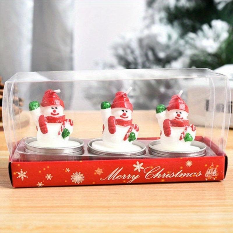 Christmas Candle Painted Decoration Christmas Gift