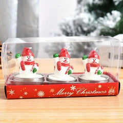 Christmas Candle Painted Decoration Christmas Gift