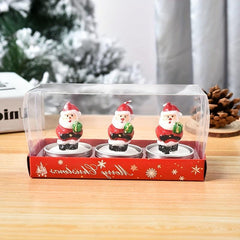 Christmas Candle Painted Decoration Christmas Gift