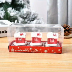 Christmas Candle Painted Decoration Christmas Gift