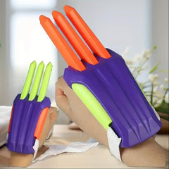 3D Carrot Claws Plastic Claw Weapon Model Props Halloween Carrot Toy