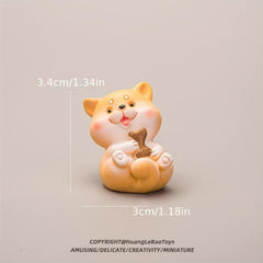 Cartoon Animal Desktop Decoration Micro Landscape Water Feature