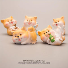 Cartoon Animal Desktop Decoration Micro Landscape Water Feature