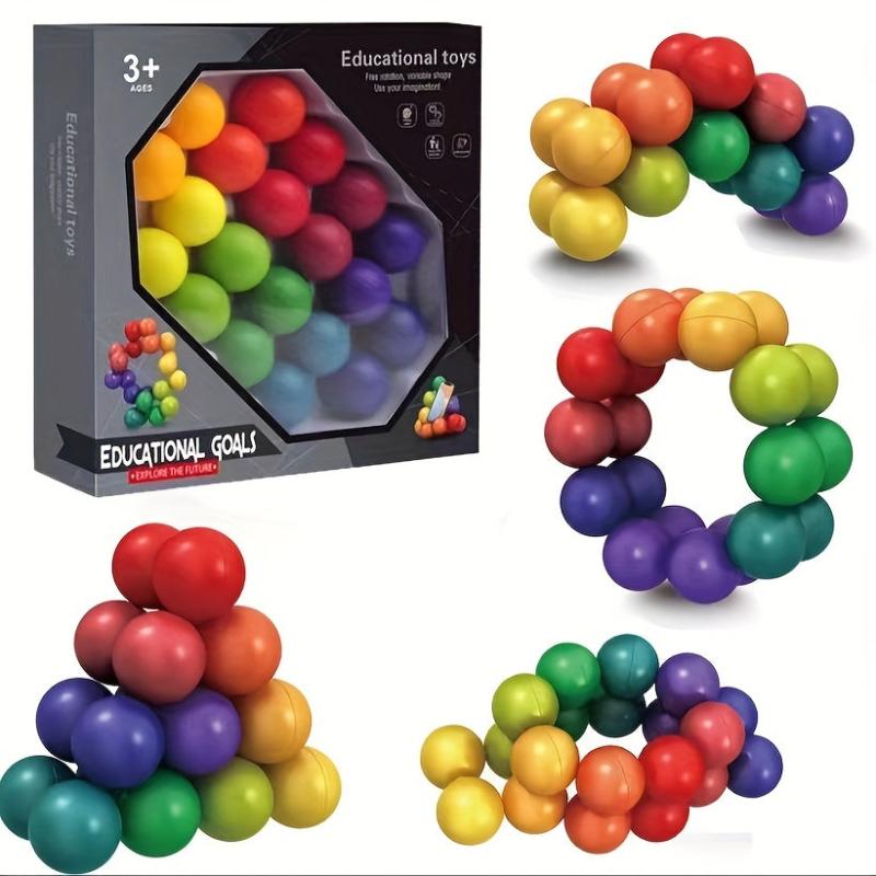 3D Decompression Magic Ball Educational Building Blocks