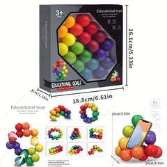 3D Decompression Magic Ball Educational Building Blocks