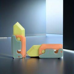 Luminous 3D Gravity Toys Light Absorbing Material