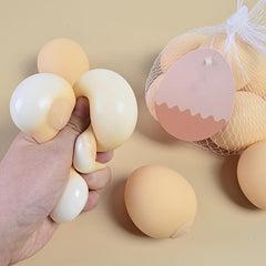 Simulated Eggs Squeeze Funny Toy Decompressing And Release Egg Vent Stress