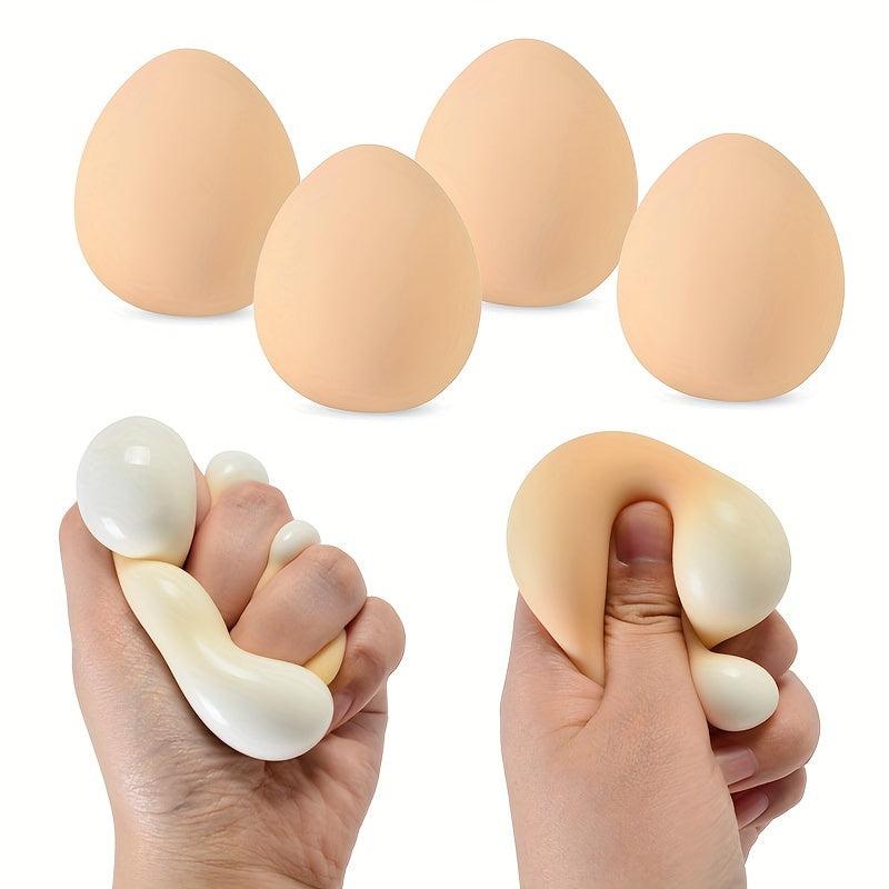 Simulated Eggs Squeeze Funny Toy Decompressing And Release Egg Vent Stress