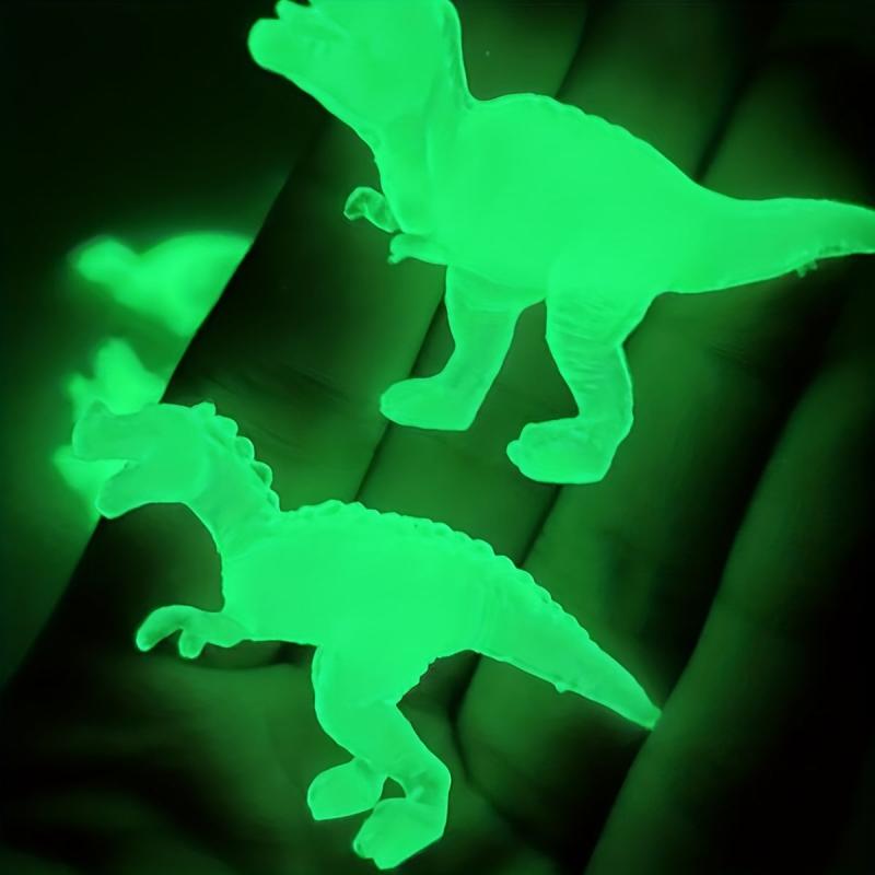 12pcs Mini Dinosaur Nightlight Soft Adhesive Non-Repetitive Types