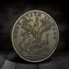 Vintage Mysterious Skull Coins Collection