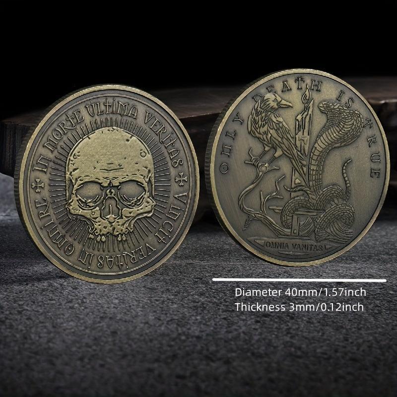 Vintage Mysterious Skull Coins Collection