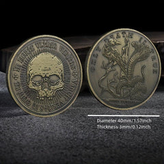 Vintage Mysterious Skull Coins Collection