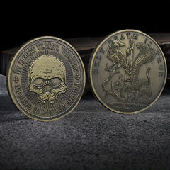 Vintage Mysterious Skull Coins Collection