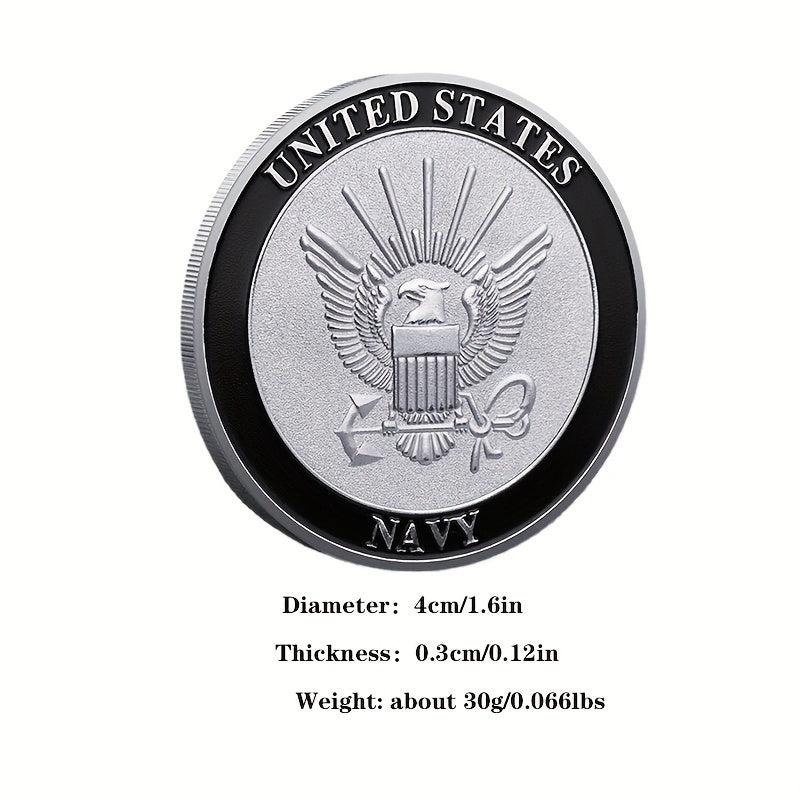 US Military Challenge Coin ARMY CORE VALUES NAVY MARINES For Collections