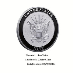 US Military Challenge Coin ARMY CORE VALUES NAVY MARINES For Collections
