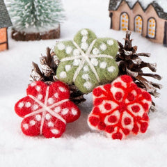 Christmas Snowflake Felt Pendant Holiday Hanging Decor