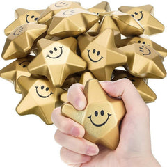 10 Star Stress Balls - Back To School Reward - Star Foam