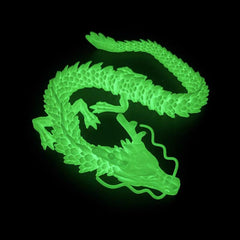 Luminous Dragon 3D Printing Desk Ornaments Glowing Creative Toy