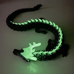 Luminous Dragon 3D Printing Desk Ornaments Glowing Creative Toy