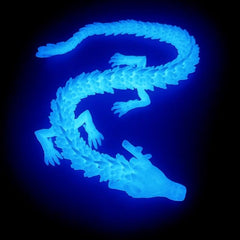 Luminous Dragon 3D Printing Desk Ornaments Glowing Creative Toy