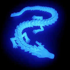 Luminous Dragon 3D Printing Desk Ornaments Glowing Creative Toy