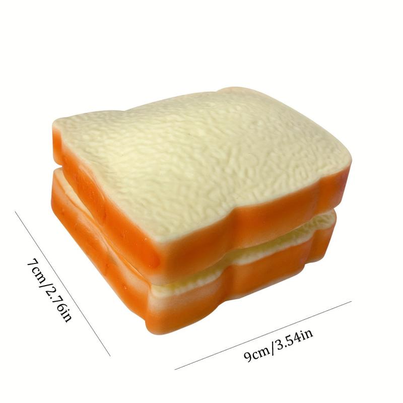 Funny Simulation Food Toy - Toast Bread Pinch Steamed Bun