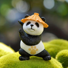 Mini Panda Animal Doll for Bonsai Decoration