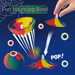 Camouflage Bounce Bowl Decompressing Strong Bounce Ball for Adults