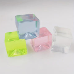 Transparent Cube Squeeze Fidgets Stress Relief Toys