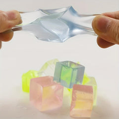 Transparent Cube Squeeze Fidgets Stress Relief Toys