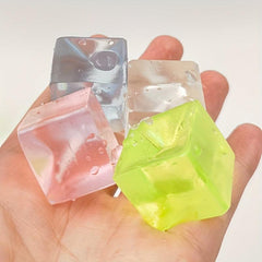 Transparent Cube Squeeze Fidgets Stress Relief Toys