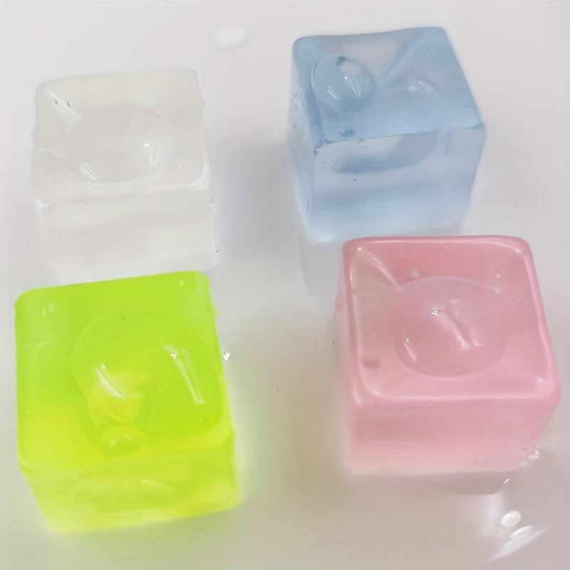 Transparent Cube Squeeze Fidgets Stress Relief Toys