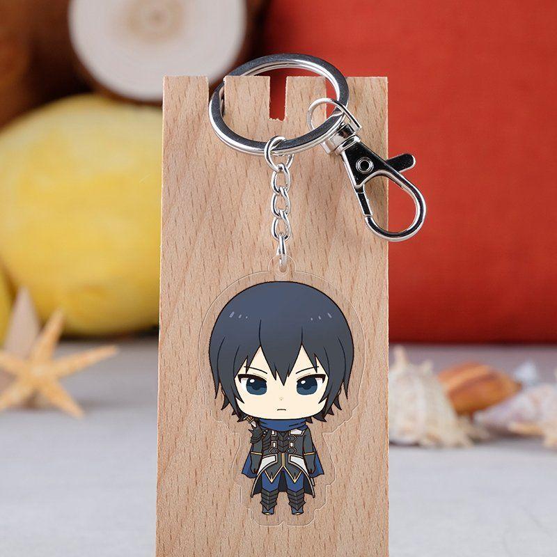 Anime Figure Acrylic Keychain Manga Anime KeyRing
