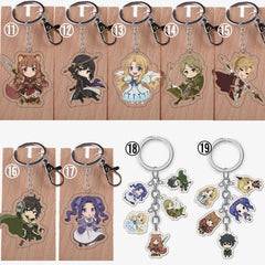 Anime Figure Acrylic Keychain Manga Anime KeyRing