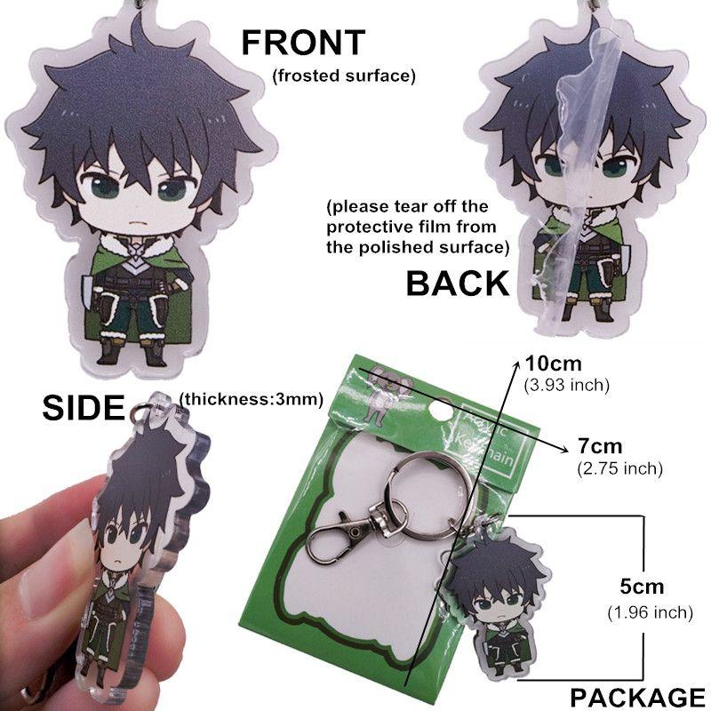 Anime Figure Acrylic Keychain Manga Anime KeyRing