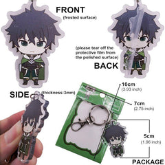 Anime Figure Acrylic Keychain Manga Anime KeyRing