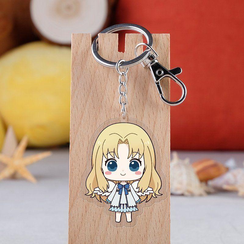 Anime Figure Acrylic Keychain Manga Anime KeyRing