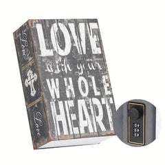 Hideaway Book Safe Reliable Password Lock Secret Collection Money Jewelry