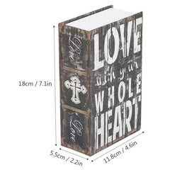 Hideaway Book Safe Reliable Password Lock Secret Collection Money Jewelry